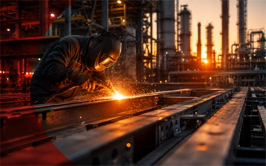 Structural steel fabrication facility